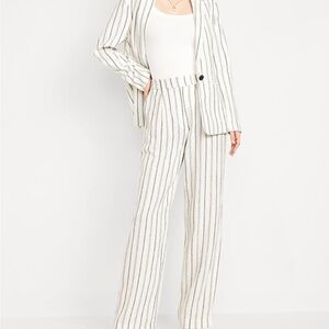 Old Navy Black and White Striped Trousers